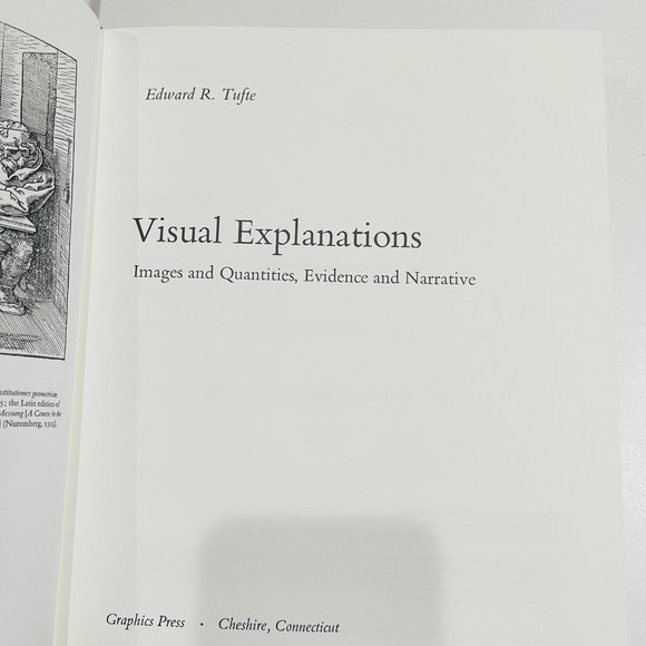 Edward Tufte Book: Visual Explanations - Picture 2 of 5